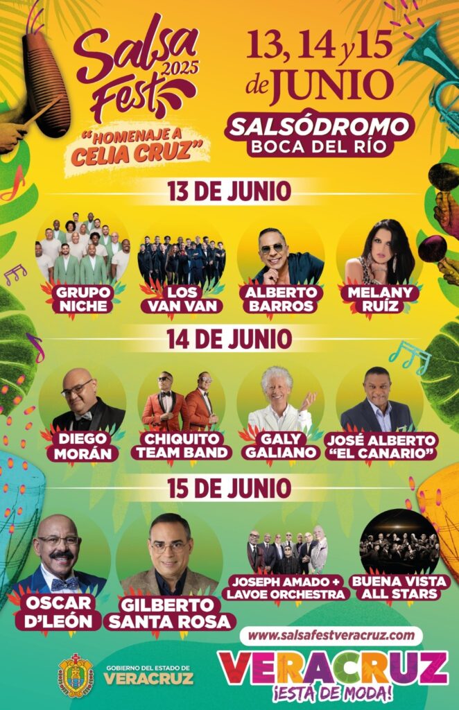 SALSA FEST 2025, TRES DÍAS CON LEYENDAS INTERNACIONALES