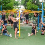 EXITOSA EXHIBICIÓN DE POLE URBANO EN PARQUE ZARAGOZA EN VERACRUZ