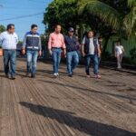 ALCALDE JM UNÁNUE CONTINÚA MEJORANDO VIALIDADES DE BOCA DEL RÍO; AHORA SE TRABAJA EN LA CALLE IRENE BOUREL