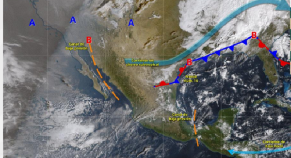 LLUVIAS ESTE MIÉRCOLES Y JUEVES EN VERACRUZ POR FRENTE FRÍO 16: CONAGUA