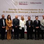 ENTREGA SEGOB RECONOCIMIENTO NACIONAL POR EL MEJOR DESEMPEÑO MUNICIPAL EN TODO VERACRUZ A PATY LOBEIRA