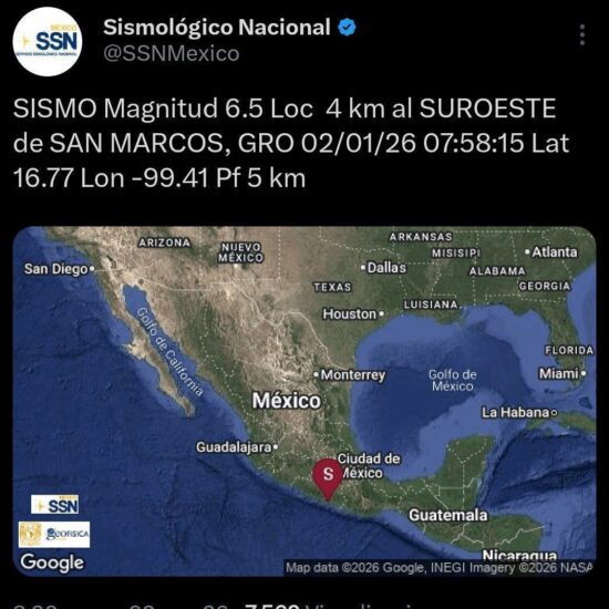 NO SE REPORTAN AFECTACIONES EN INFRAESTRUCTURA TRAS SISMO INFORMA PC ESTATAL