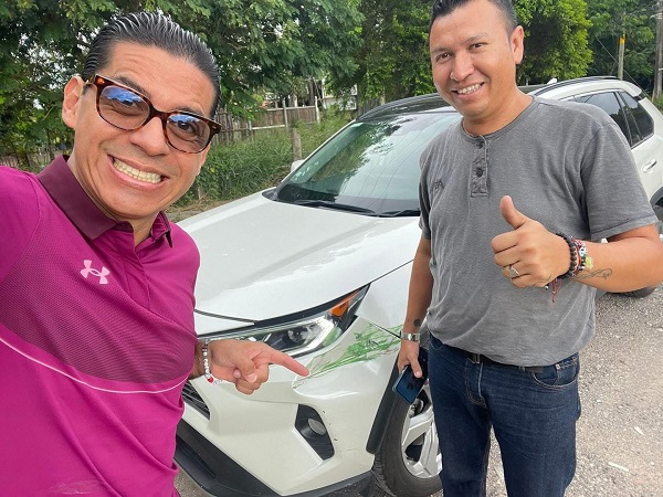 CHOCA PEPÍN RUIZ, PERO DICE QUE ESTÁ BIEN