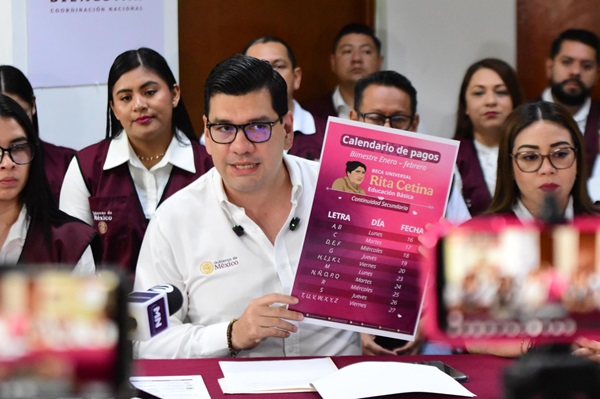 INICIO EL DEPÓSITO DE LA BECA RITA CETINA