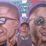 MURALISTA RINDE TRIBUTO A SALSEROS EN EL BARRIO DE LA HUACA