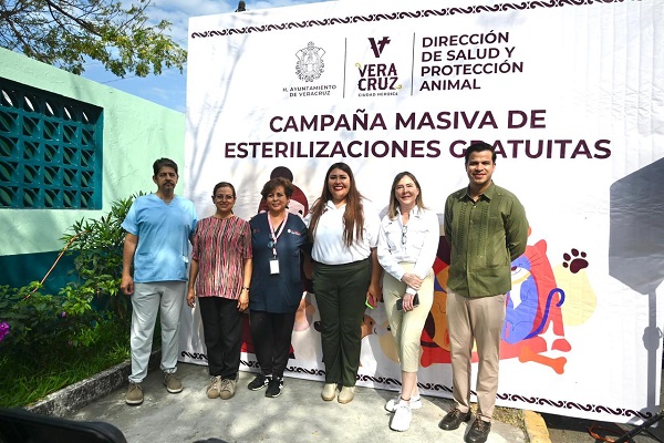 INICIA CAMPAÑA DE ESTERILIZACIÓN GRATUITA DE FELINOS Y CANINOS EN LA CIUDAD DE VERACRUZ