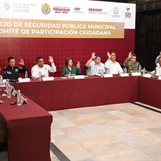 INSTALAN CONSEJO DE SEGURIDAD PÚBLICA EN LA CIUDAD DE VERACRUZ