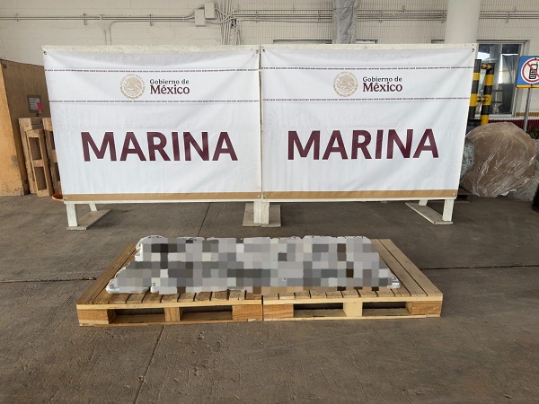 ASEGURAN MÁS DE 187 KILOS DE CLORHIDRATO EN ADUANA DE VERACRUZ