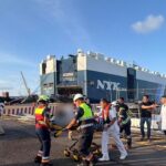 MARINA REALIZA EVACUACIÓN MÉDICA DE TRIPULANTES DE UN BUQUE, EN VERACRUZ