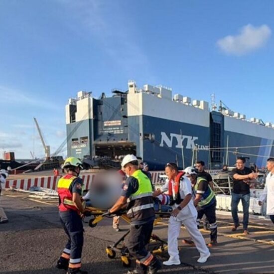 MARINA REALIZA EVACUACIÓN MÉDICA DE TRIPULANTES DE UN BUQUE, EN VERACRUZ