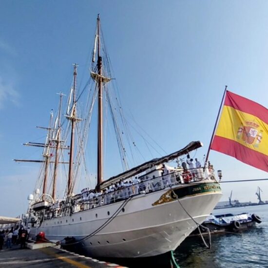 ATRACA EN EL PUERTO DE VERACRUZ BUQUE ESPAÑOL