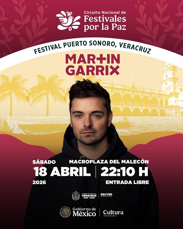 FESTIVAL DEL PUERTO SONORO EN VERACRUZ ESTE 18 DE ABRIL EN LA MACROPLAZA