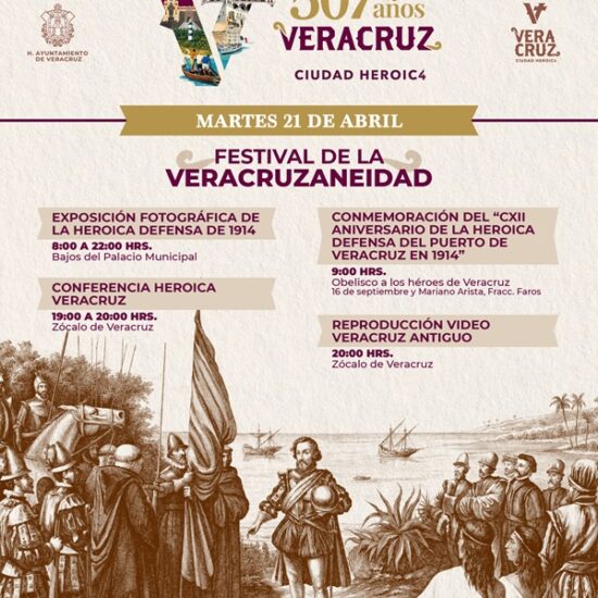 INVITA AYUNTAMIENTO DE VERACRUZ A CELEBRAR IDENTIDAD Y ORGULLO LOCAL CON DESFILE EN EL CENTRO HISTÓRICO