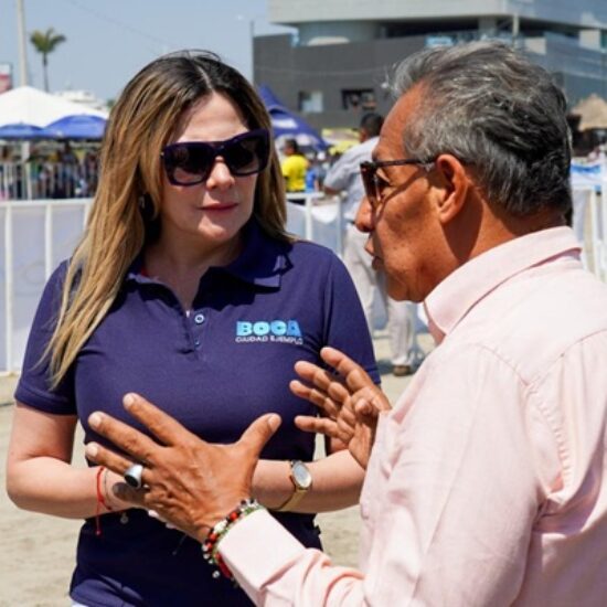 ALCALDESA MARYJOSE GAMBOA REFUERZA ACCIONES DE LIMPIEZA Y SUPERVISIÓN EN ZONA DE PLAYAS