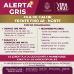 CALOR INTENSO DARÁ PASO A FRENTE FRÍO 48 EN LA CIUDAD DE VERACRUZ