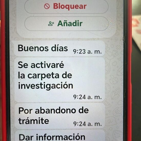 PAREJA DE ADULTOS SUFRE EXTORSION