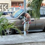 AMARRADO DE UN POSTE QUEDÓ PRESUNTO LADRÓN