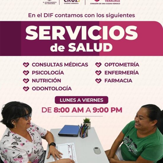 AMPLÍA DIF MUNICIPAL DE VERACRUZ HORARIOS DE ATENCIÓN EN MÓDULO CENTRAL