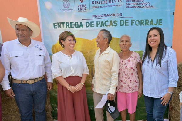 IMPULSA AYUNTAMIENTO DE VERACRUZ APOYOS AL CAMPO Y NUEVOS SERVICIOS AGRARIOS EN SANTA FE