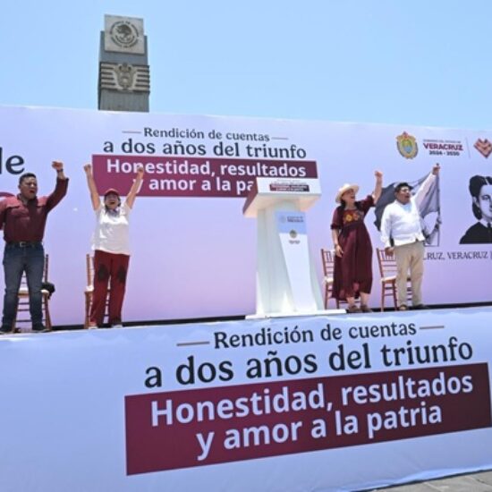 RECONOCE ROSA MARÍA LIDERAZGO DE CLAUDIA SHEINBAUM Y ROCÍO NAHLE A DOS AÑOS DE SU TRIUNFO ELECTORAL