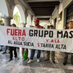 ORGANIZACIONES EN DEFENSA DEL AGUA EXIGEN EXTINCIÓN DE GRUPO MAS