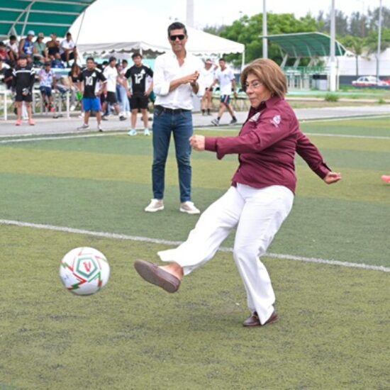 ALCALDESA DE VERACRUZ, MANTIENE COMPROMISO CON EL DEPORTE