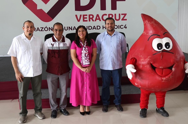 IMPULSA DIF MUNICIPAL DE VERACRUZ CULTURA DE LA DONACIÓN SANGUÍNEA CON JORNADA “GOTAS CON COMPROMISO”