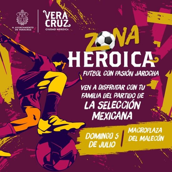 TODO LISTO PARA APOYAR A NUESTRA SELECCIÓN EN LA MACROPLAZA DEL MALECÓN