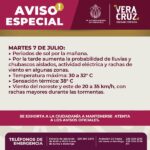 FORTALECE AYUNTAMIENTO DE VERACRUZ ACCIONES PREVENTIVAS POR ALTAS TEMPERATURAS Y LLUVIAS