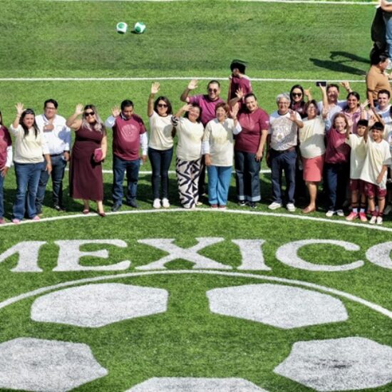 INAUGURA ROSA MARÍA CANCHA DE FUTBOL 7 DEL PROGRAMA MUNDIAL SOCIAL 2026