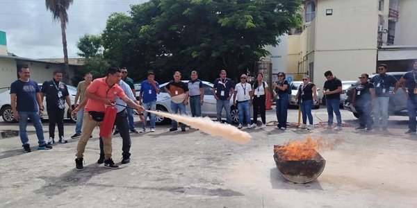 CAPACITA IMSS VERACRUZ NORTE A BRIGADISTAS DE UNIDADES INTERNAS DE PROTECCIÓN CIVIL