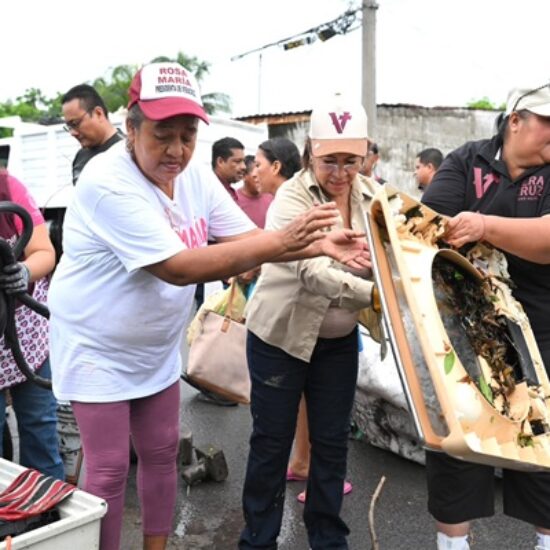 FORTALECE ROSA MARÍA EL TRABAJO EN TERRITORIO PARA MANTENER LIMPIA Y ORDENADA LA CIUDAD DE VERACRUZ