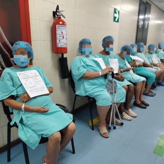 REALIZA IMSS VERACRUZ NORTE CON ÉXITO JORNADA QUIRÚRGICA DE CATARATAS