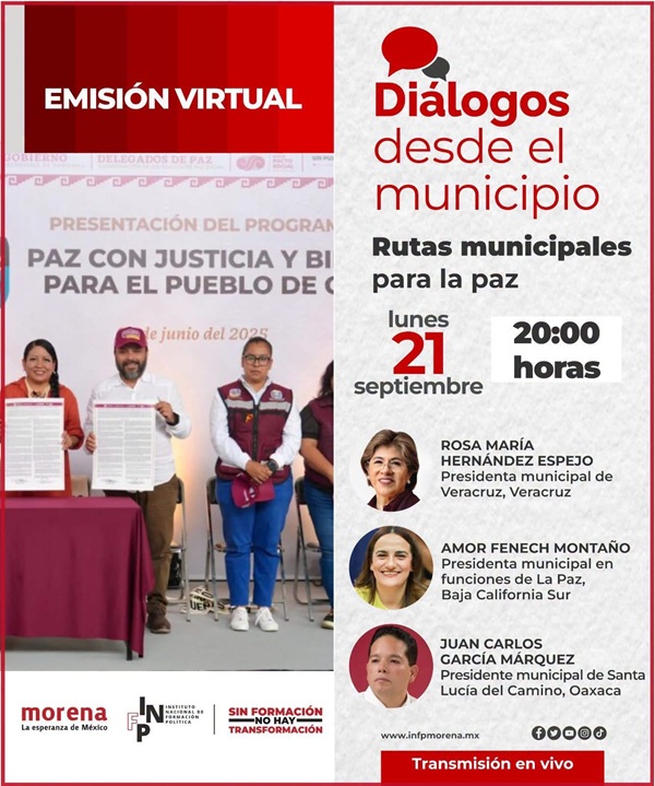 GOBIERNO MUNICIPAL DE VERACRUZ, REFERENTE NACIONAL DE MORENA EN POLÍTICAS DE PAZ Y SEGURIDAD