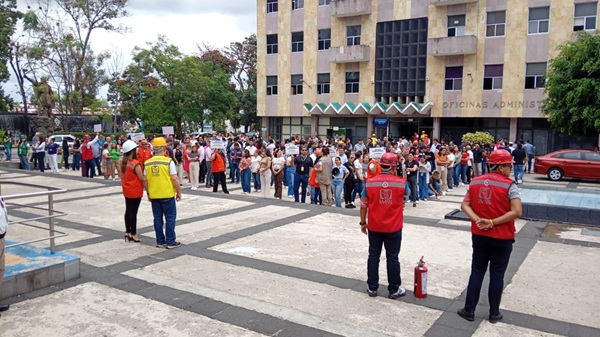 SE SUMA IMSS VERACRUZ NORTE AL SEGUNDO SIMULACRO NACIONAL 2026