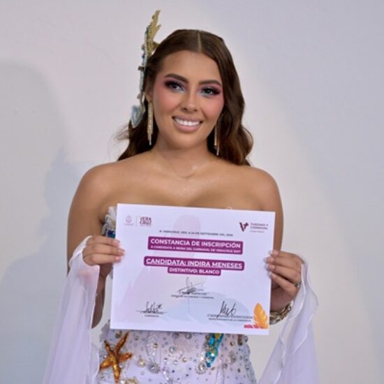 SE INSCRIBE PRIMERA CANDIDATA A REINA DEL CARNAVAL DE VERACRUZ 2027: INDIRA MENESES