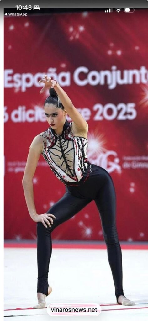 DESTACA GIMNASTA VERACRUZANA JIMENA GÓMEZ CON MEDALLAS EN ESPAÑA