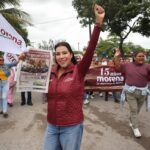 ZORAYA VILLACIS RECORRE RÍO MEDIO Y LLAMA A FORTALECER EL TRABAJO TERRITORIAL DE MORENA
